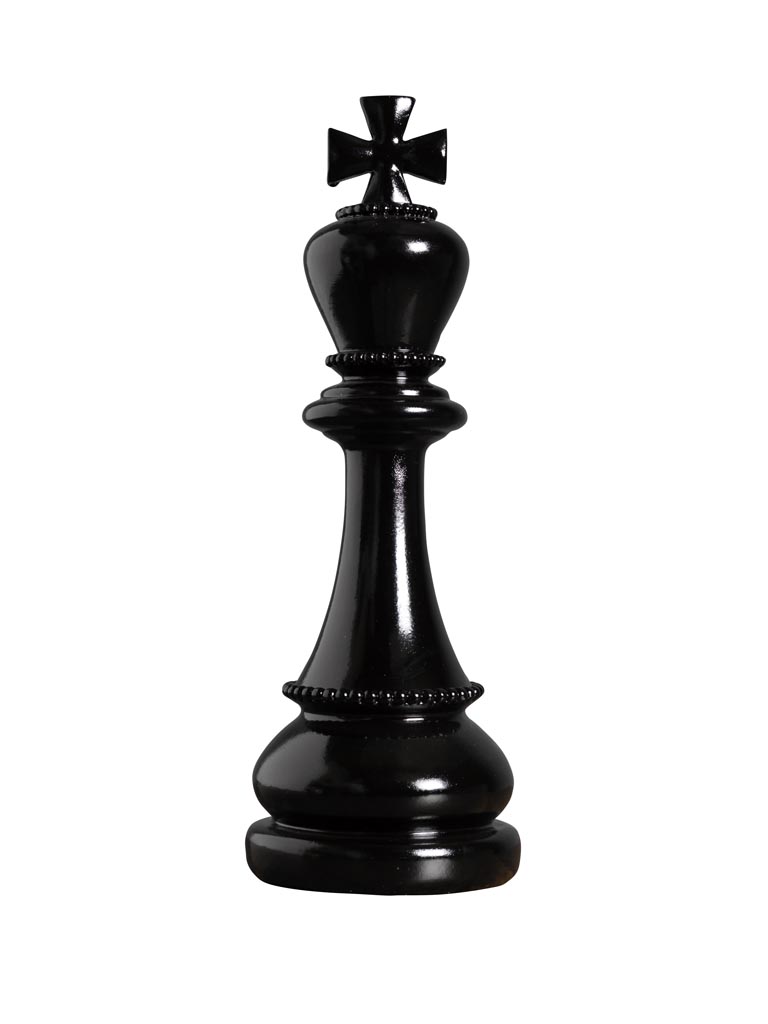 Shiny black chess king - 2