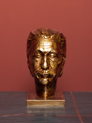 Einstein resin headset holder
