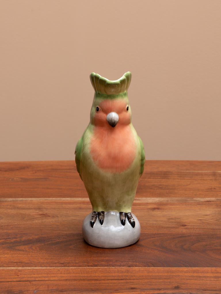 Ceramic parrot pitcher - 4
