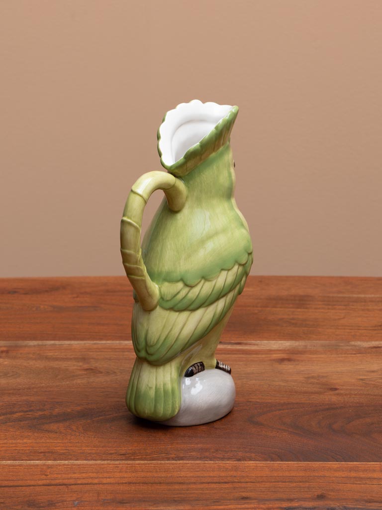 Ceramic parrot pitcher - 7