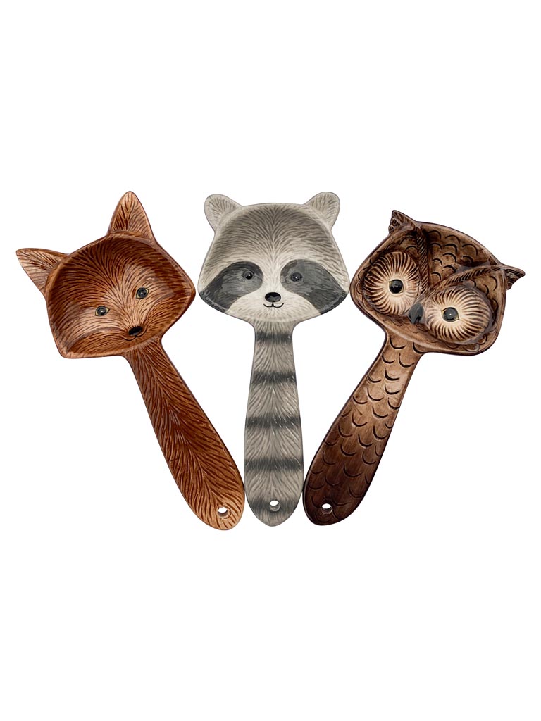 S/3 spoons forest animals - 2