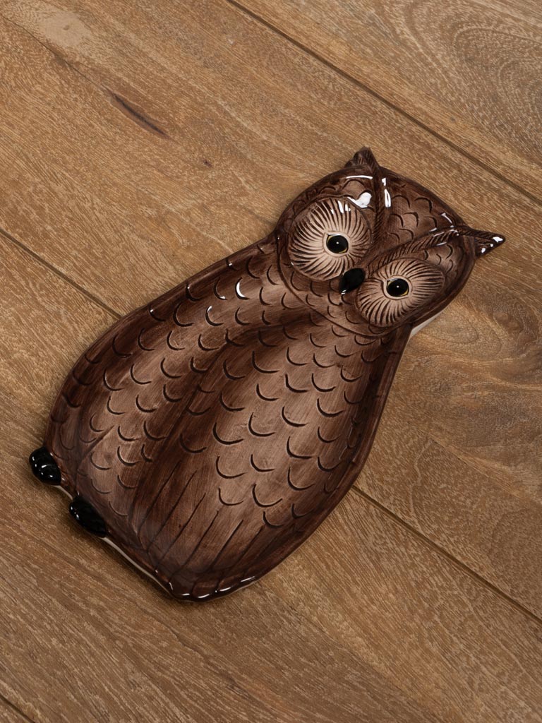 Small owl dish in ceramic - 4