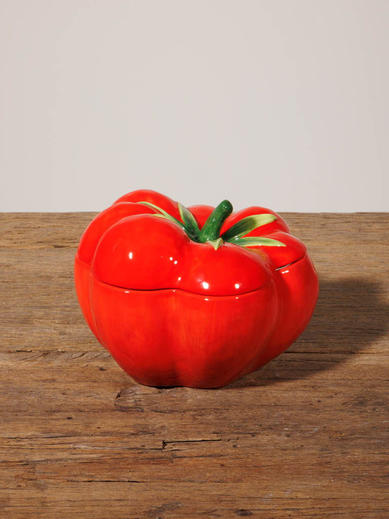 Petite soupière tomate - 1