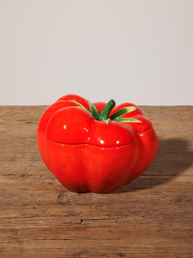 Petite soupière tomate