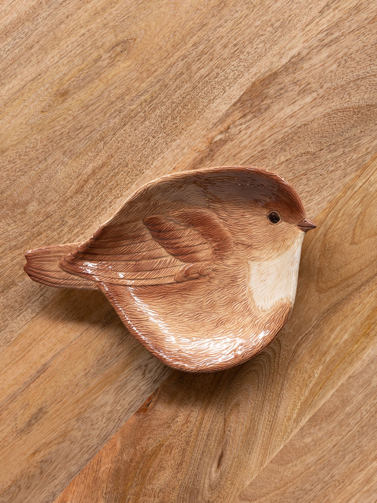 Petit plat oiseau en céramique - 1