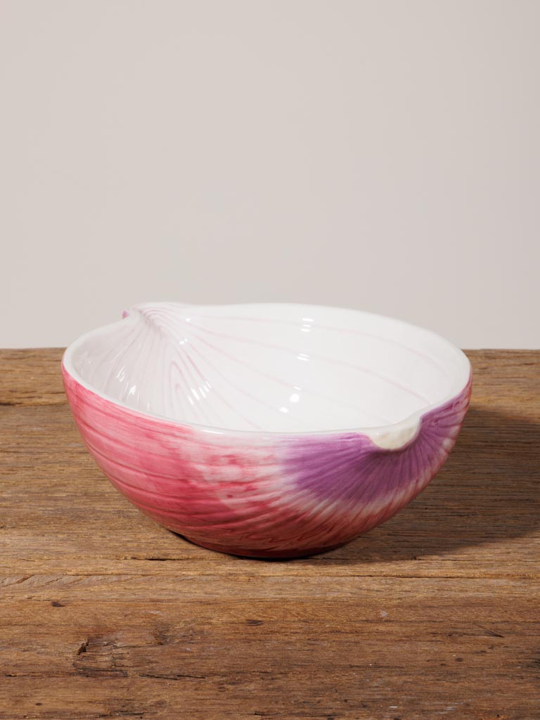 Onion bowl white and purple - 5