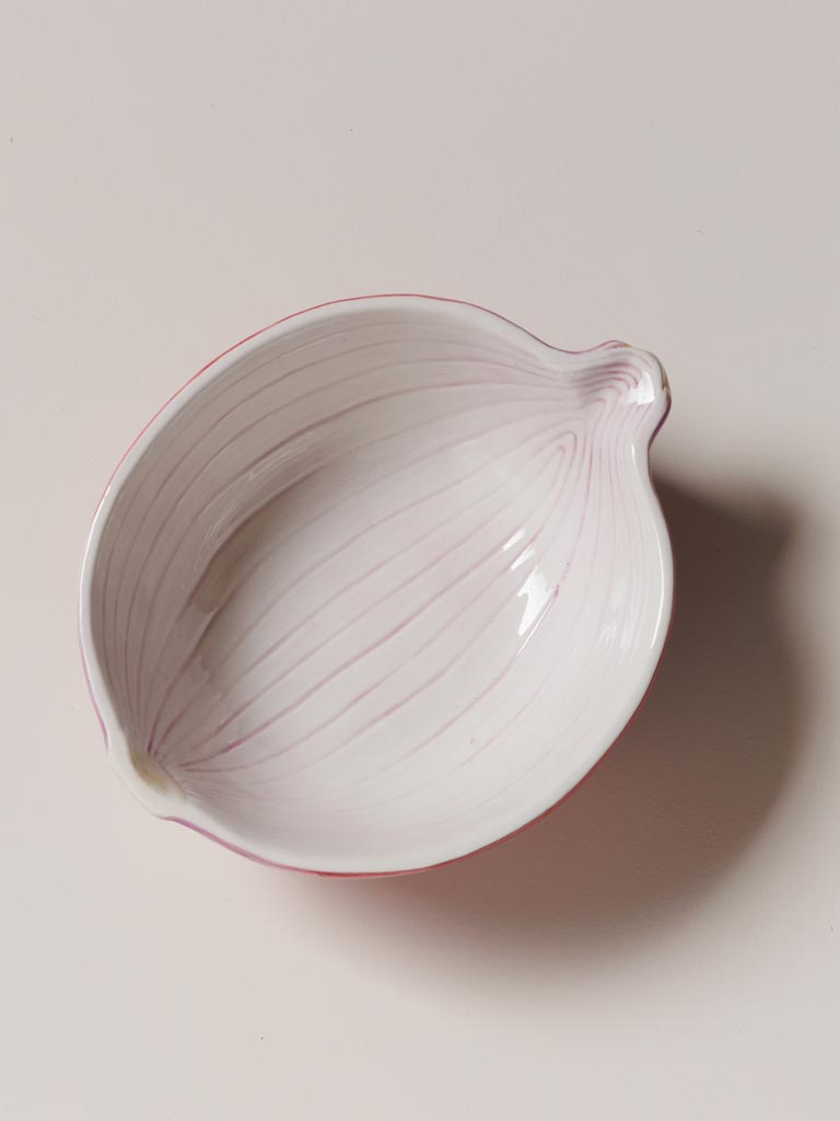 Onion bowl white and purple - 6