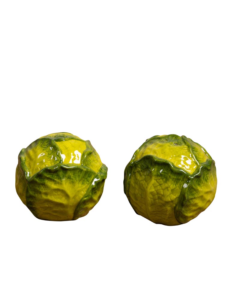 S/2 salt & pepper cabbages - 2