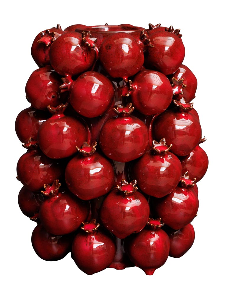 High vase farandole of pomegranates - 2