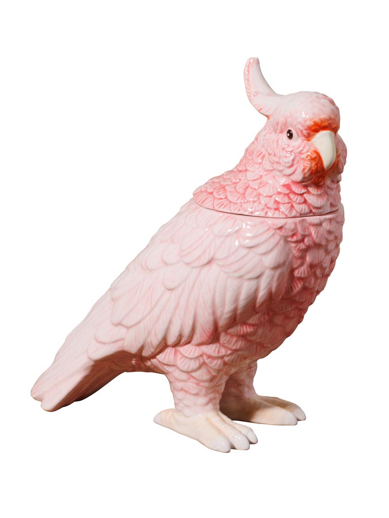 Ceramic peach parrot box - 3