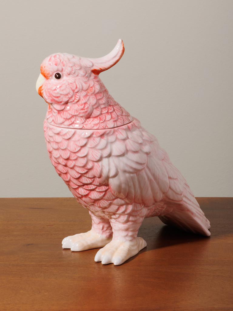 Ceramic peach parrot box - 5