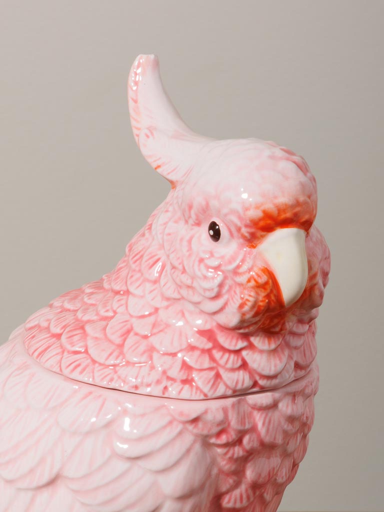 Ceramic peach parrot box - 7