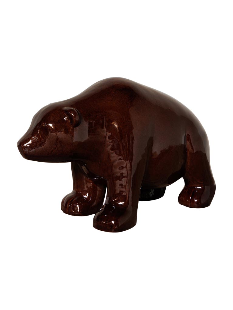 Stoneware brown bear - 2