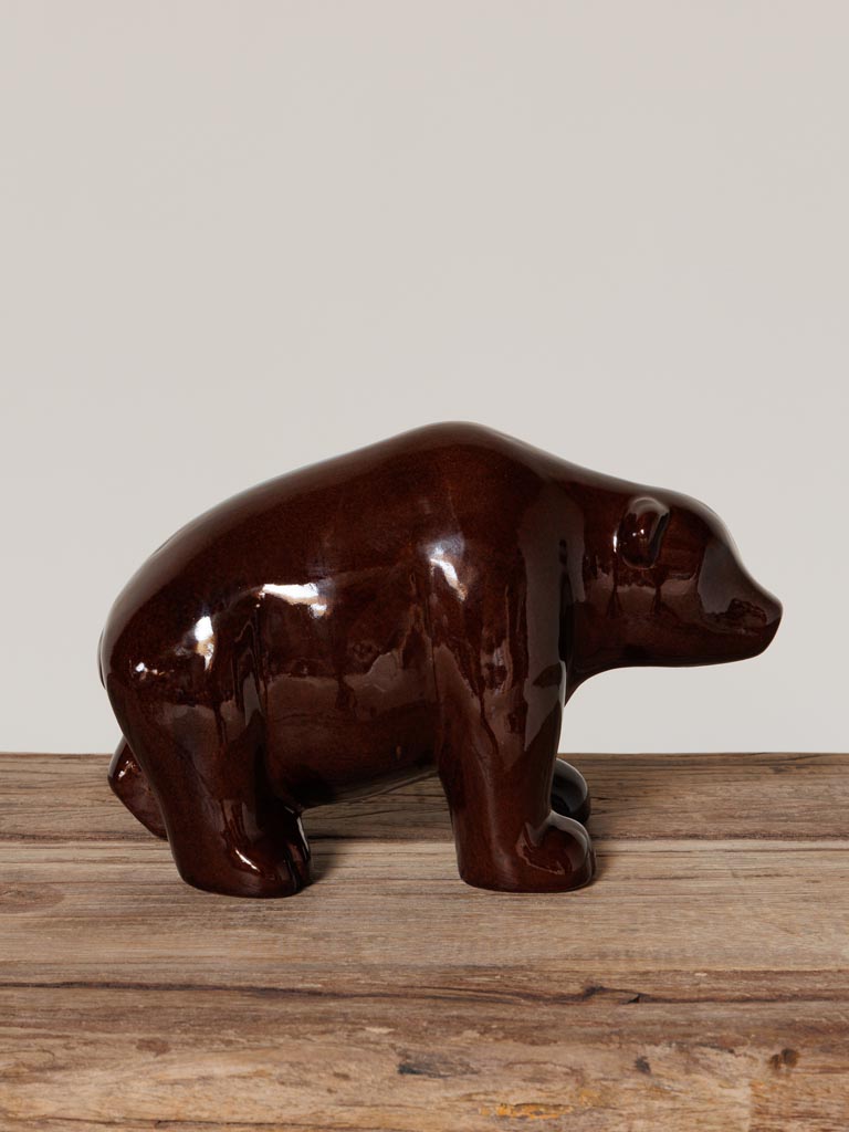 Stoneware brown bear - 3