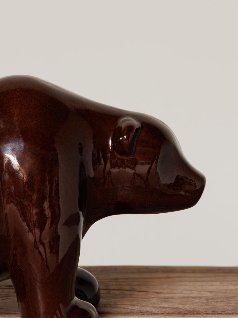 Stoneware brown bear - 4