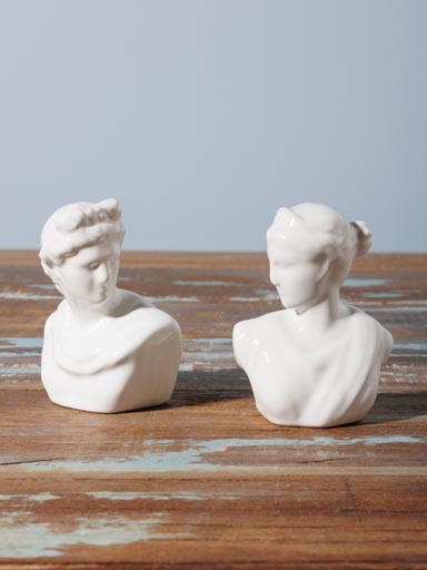 S/2 porcelain salt & pepper