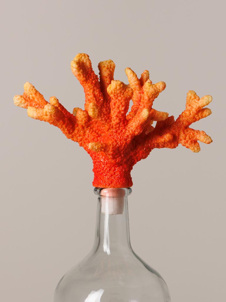 Bottle with orange coral - 3