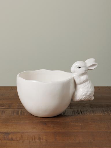 Bowl with rabbit