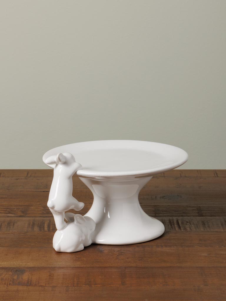 Cake stand climbing rabbits - 3