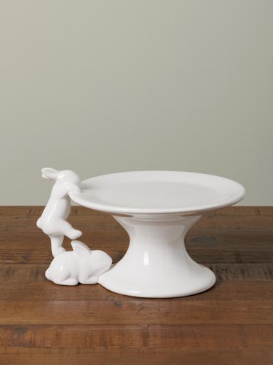Cake stand climbing rabbits