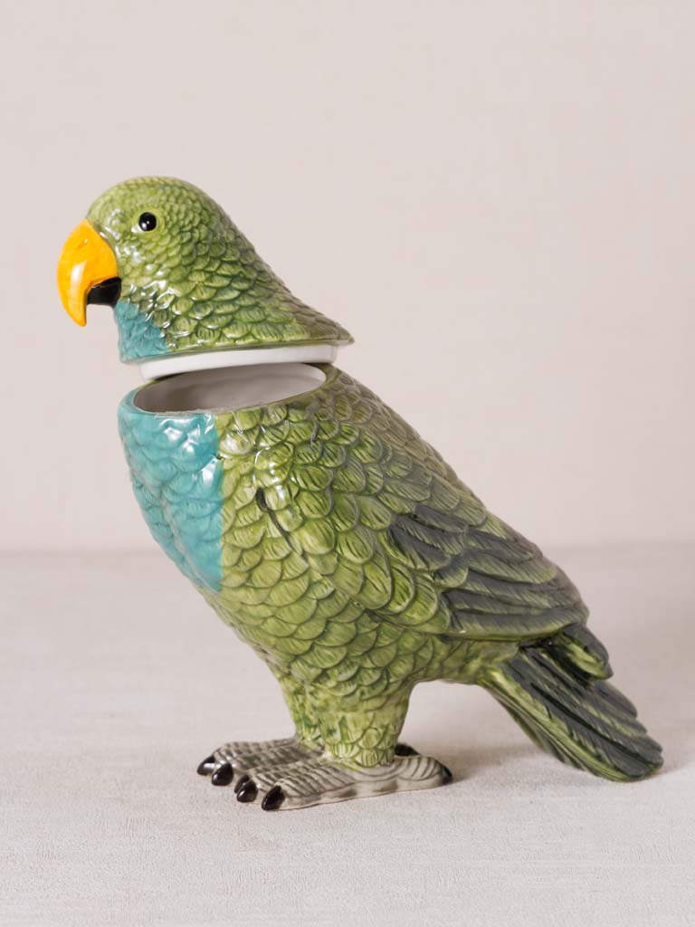 Ceramic parrot box - 1