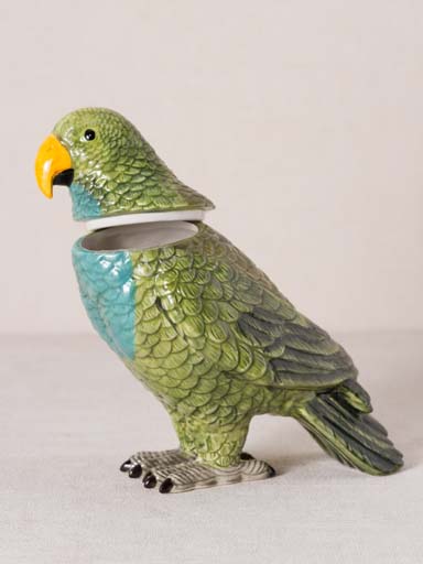 Ceramic parrot box