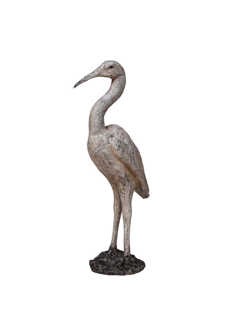 Heron on base in resin - 2