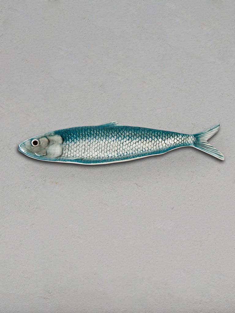 Plateau allongé sardine bleutée * - 1