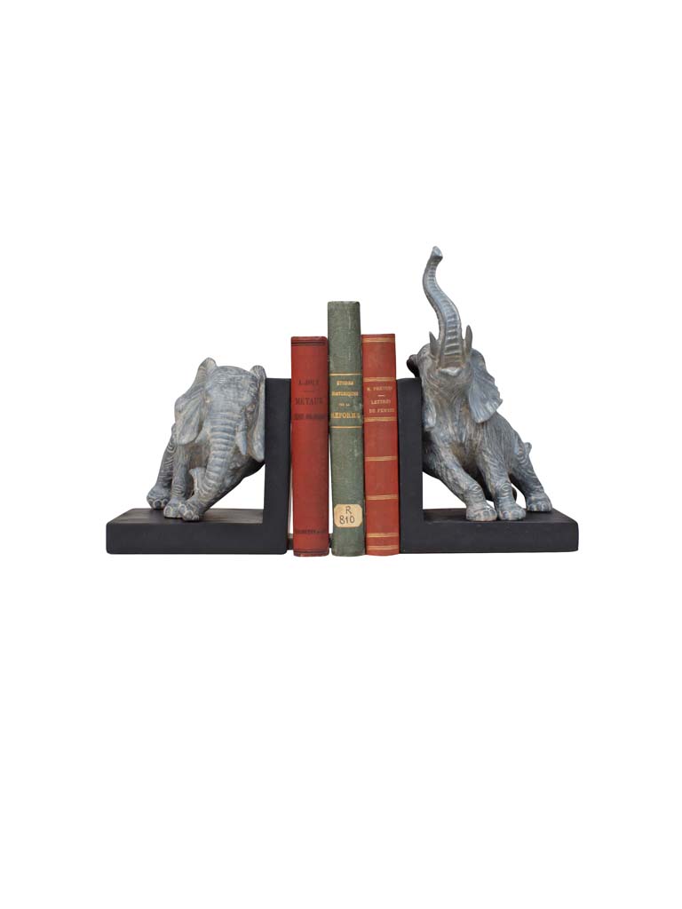 Bookend playing elephants - 2