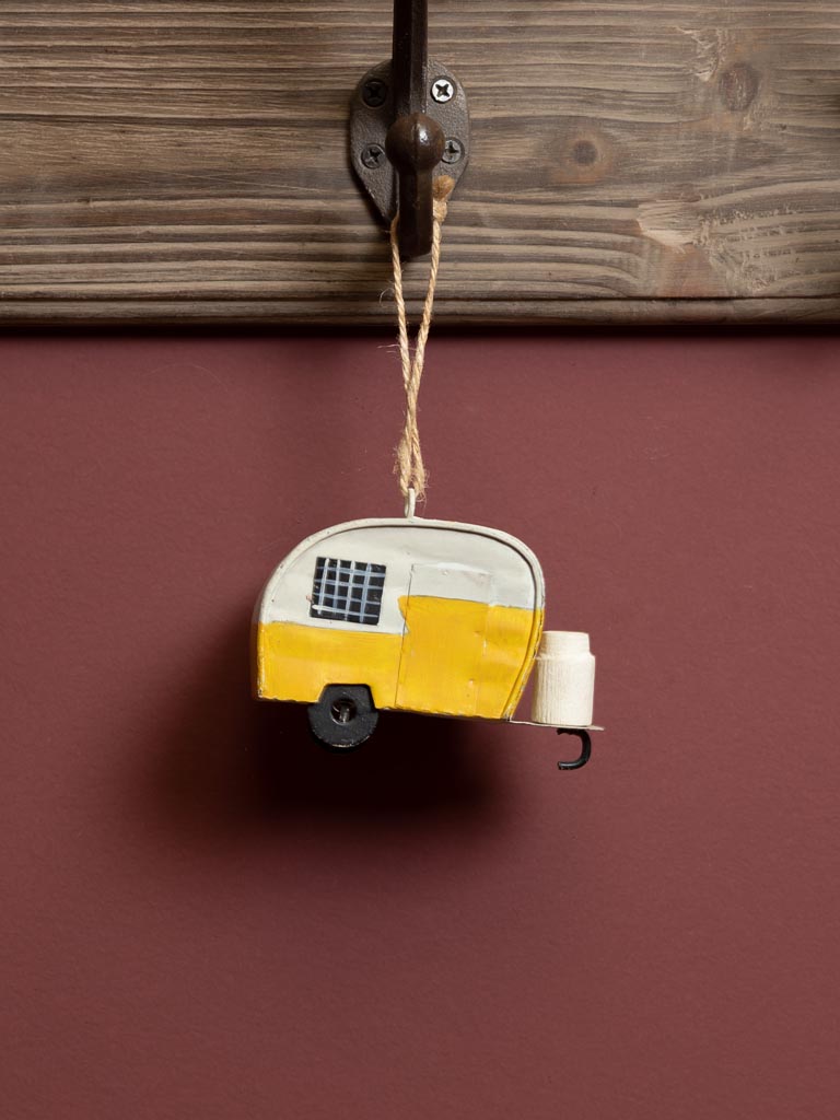 Suspension caravane jaune - 1