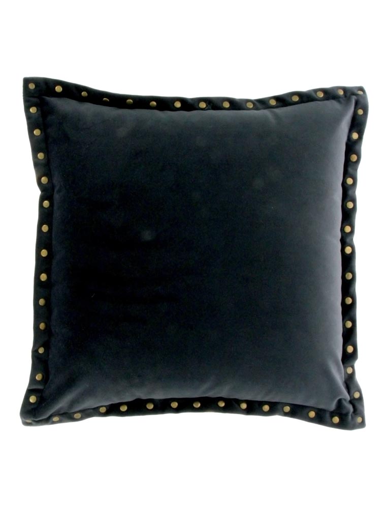 Blue cushion with golden studs - 2