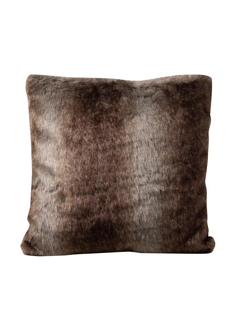 Bear fake fur cushion - 2