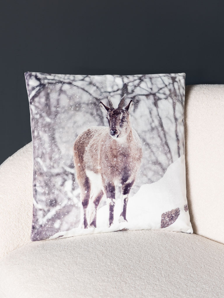 Cushion Etagne in snowy landscape - 1