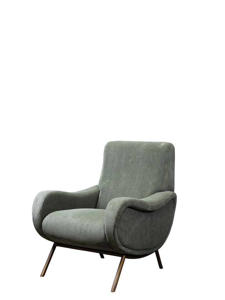 Green armchair Albert - 4