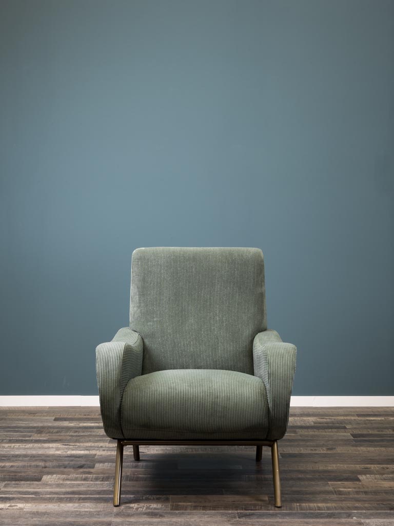 Green armchair Albert - 8