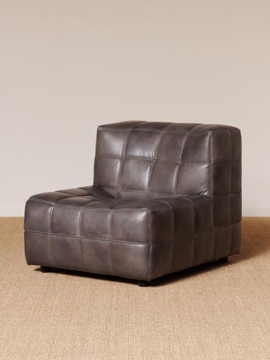 Fauteuil gris Tetris