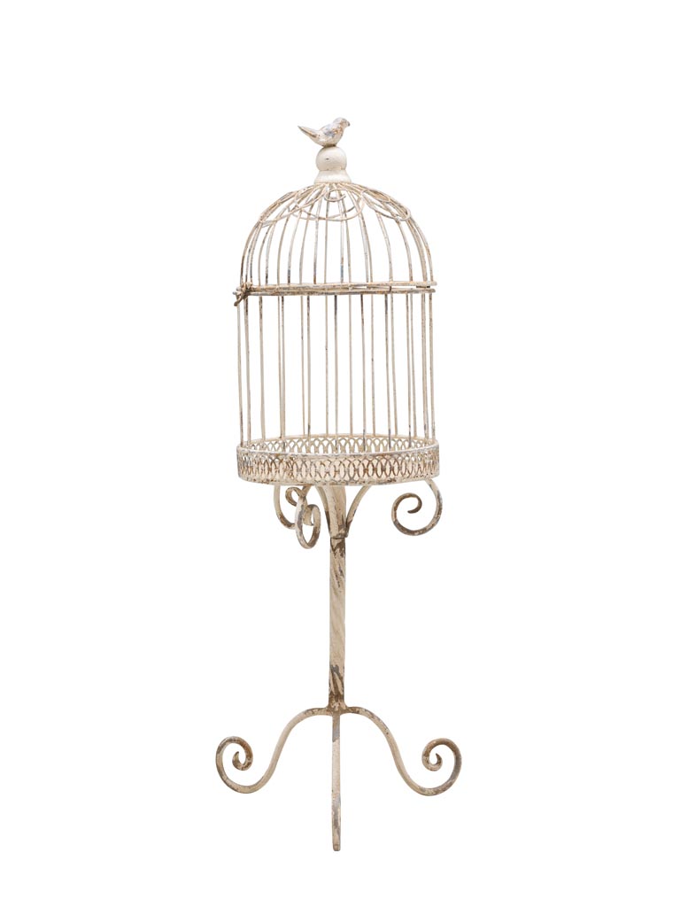 Decorative birdcage on stand - 2