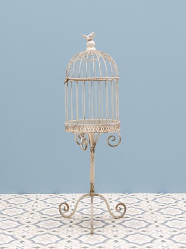 Decorative birdcage on stand