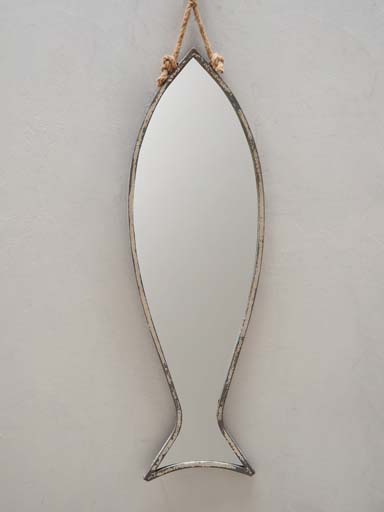 Big hanging fish mirror