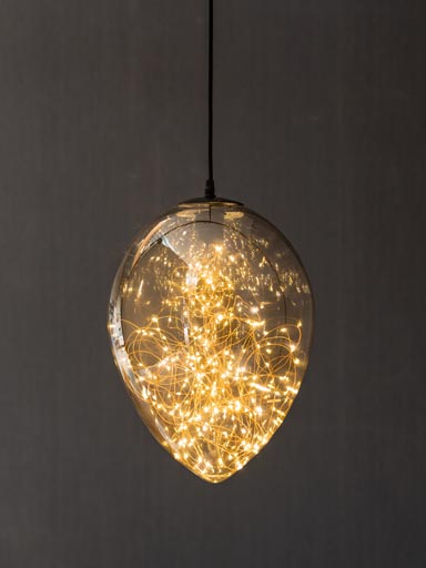 Hanging lamp Sorbus with LED garland