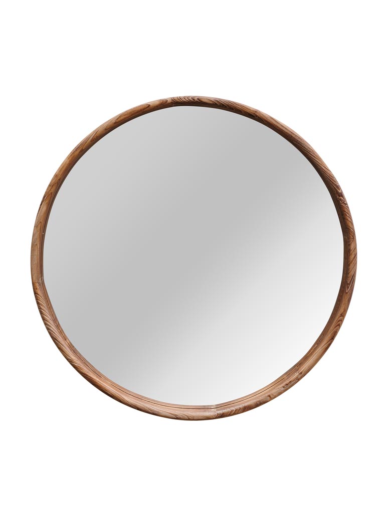 Wooden round mirror Thadeus - 2