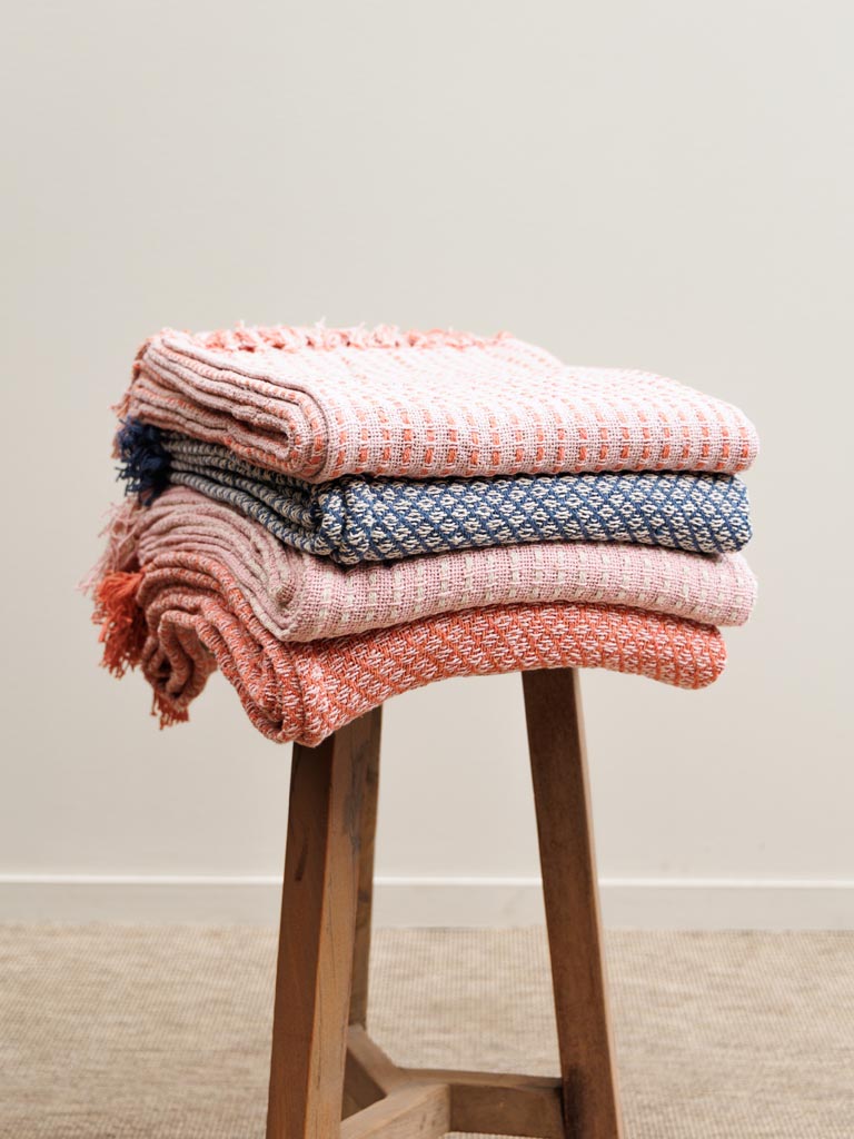 Blue & grey throw Poky - 4
