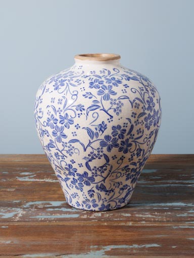 Dark blue jar Bucolic
