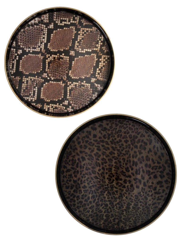 S/2 round trays Fauna - 2