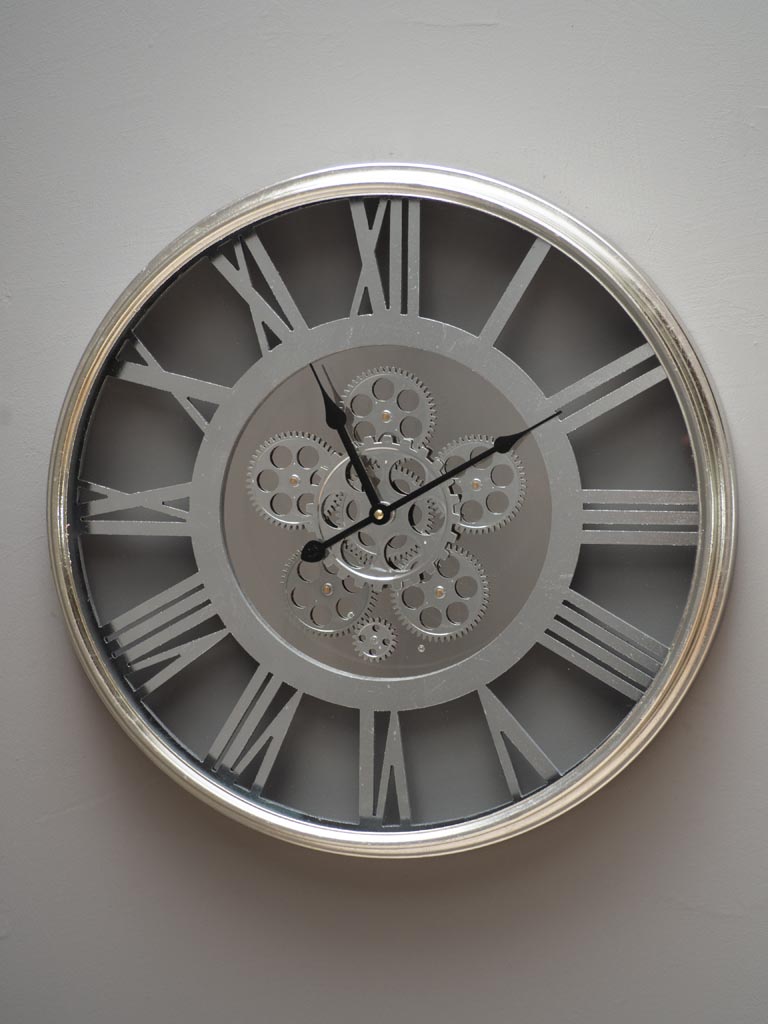 Transparent clock with gears Elizabeth - 1