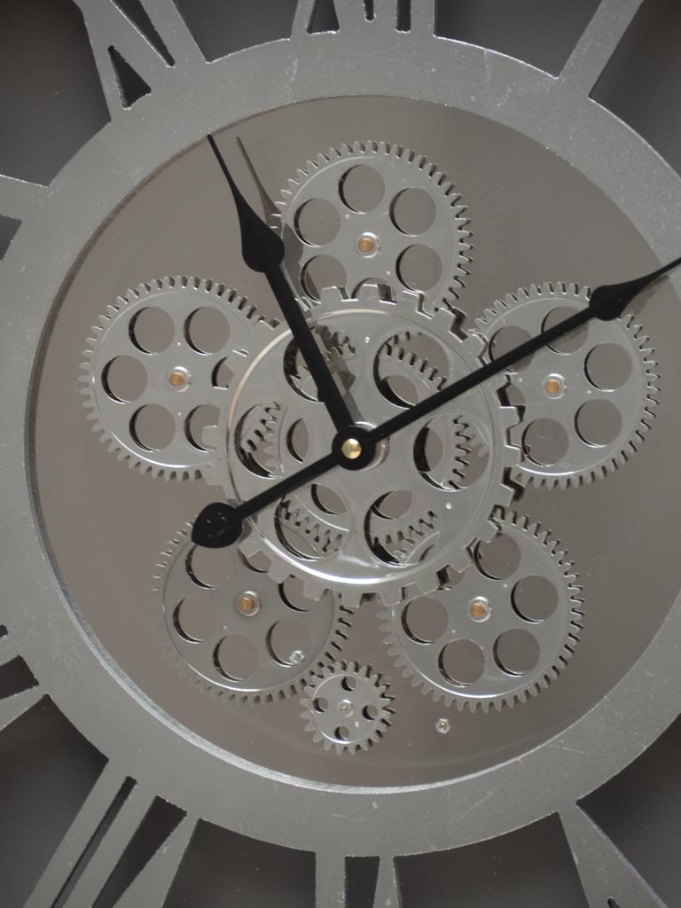 Transparent clock with gears Elizabeth - 3
