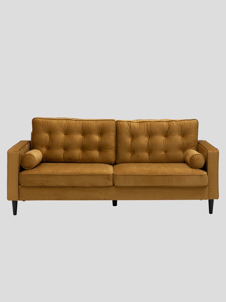 Upholstered velvet Maximilien Sofa - 1
