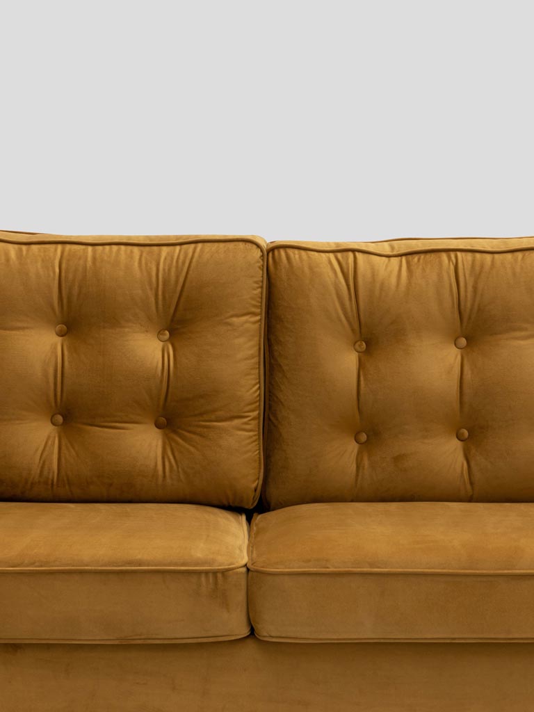 Upholstered velvet Maximilien Sofa - 2