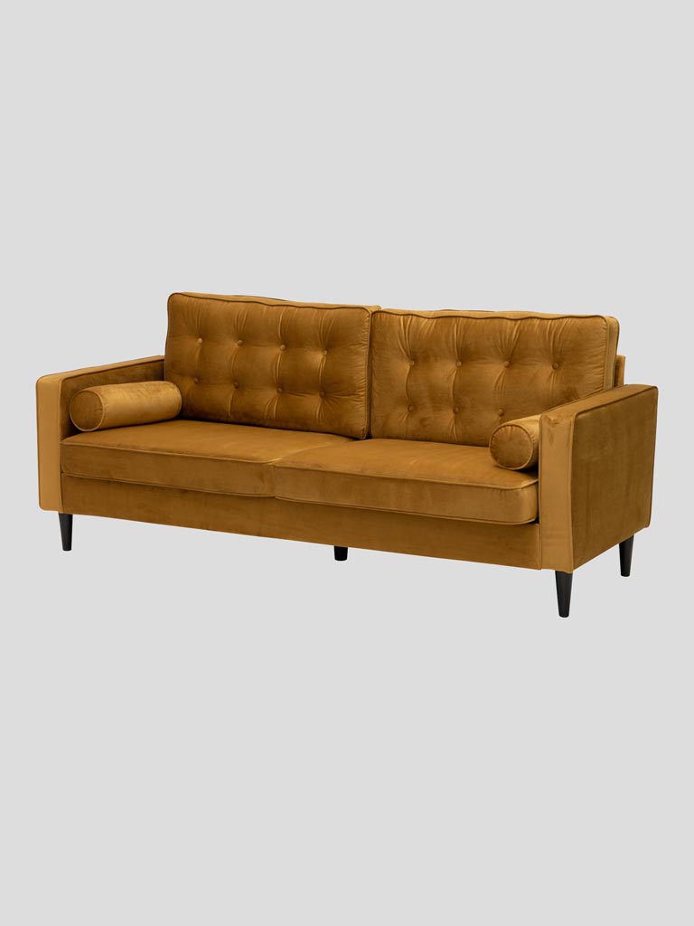 Upholstered velvet Maximilien Sofa - 3
