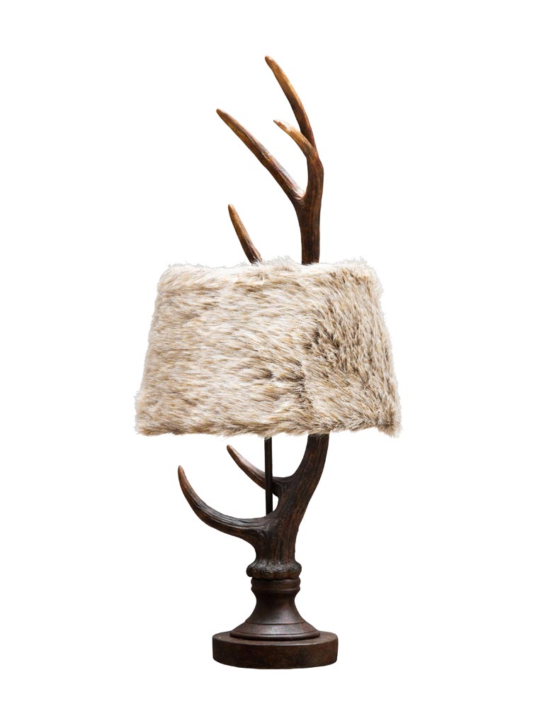 Lampe à poser bois de cerf Laponie - 2